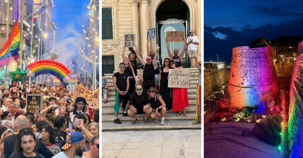 Fotoğraflarla: Malta Pride yürüyüşü Valletta'ya renk ve güçlü mesajlar getirdi
