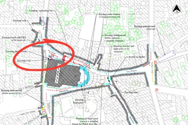 Devlet kurumu Infrastructure Malta, Ħal Tarxien'deki sarnıcı planında işaretlemişti