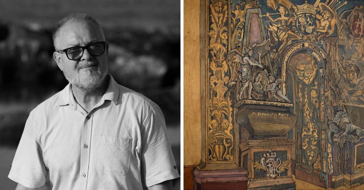 Maltalı sanatçı Antoine Paul Camilleri, Aziz John Katedrali'ni 'Baroque Visions' sergisinde işledi