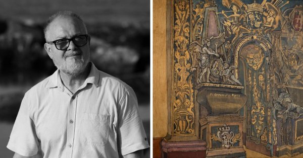 Maltalı sanatçı Antoine Paul Camilleri, Aziz John Katedrali'ni 'Baroque Visions' sergisinde işledi