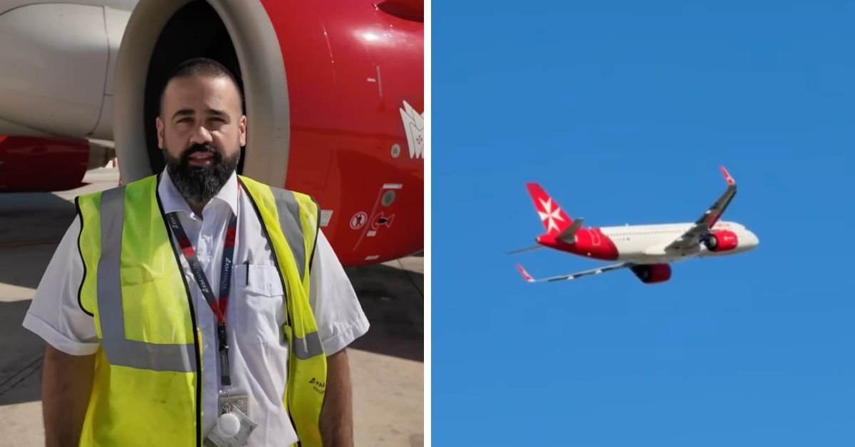 KM Malta Airlines yolcularını uçak güvenlik kontrollerinin perde arkasına götürdü