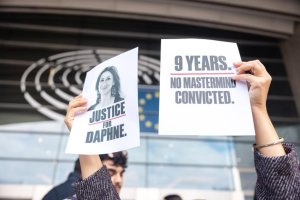 Dokuz yıl geçti, adalet yok: AP milletvekilleri ve gazeteciler Brüksel'de Caruana Galizia'yı andı