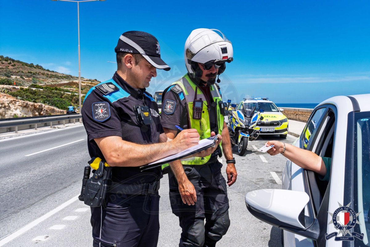 Malta'da bu yaz testler arttı, ama alkol ya da uyuşturucu etkisindeki sürücü yakalanması azaldı