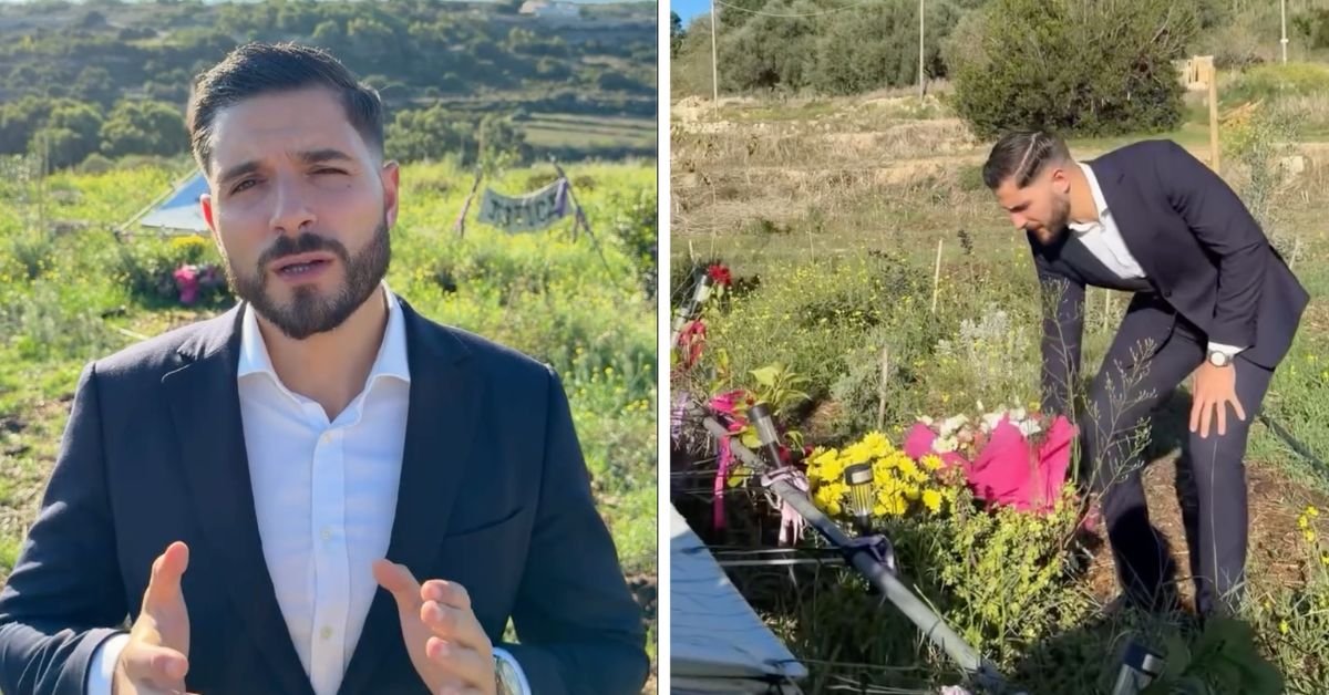 Muhalefet lideri Alex Borg, Daphne Caruana Galizia'nın öldürüldüğü Bidnija'da andı: 'Adalet sağlanmadı'