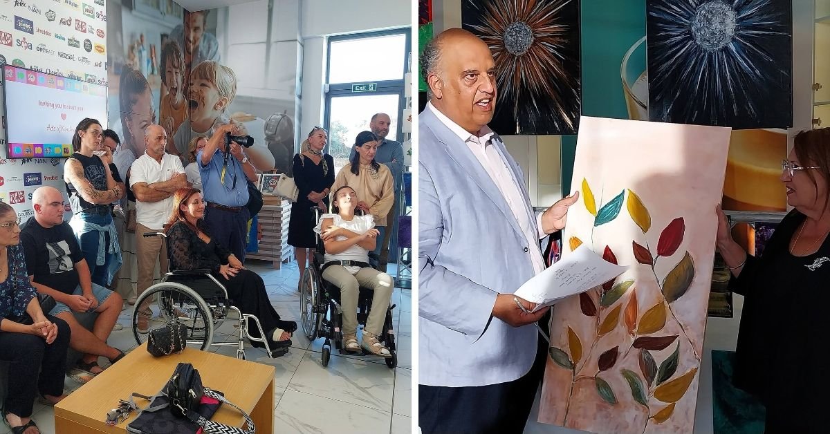 Malta'da engelli genç sanatçılar, Heart to Art sergisinde eserlerini satışa sunuyor