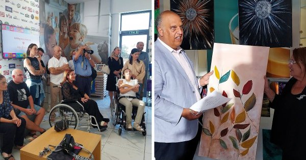 Malta'da engelli genç sanatçılar, Heart to Art sergisinde eserlerini satışa sunuyor