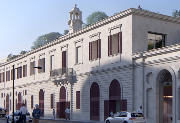 Floriana'daki eski elektrik santraline otel ve butik daire projesi için izin talebi