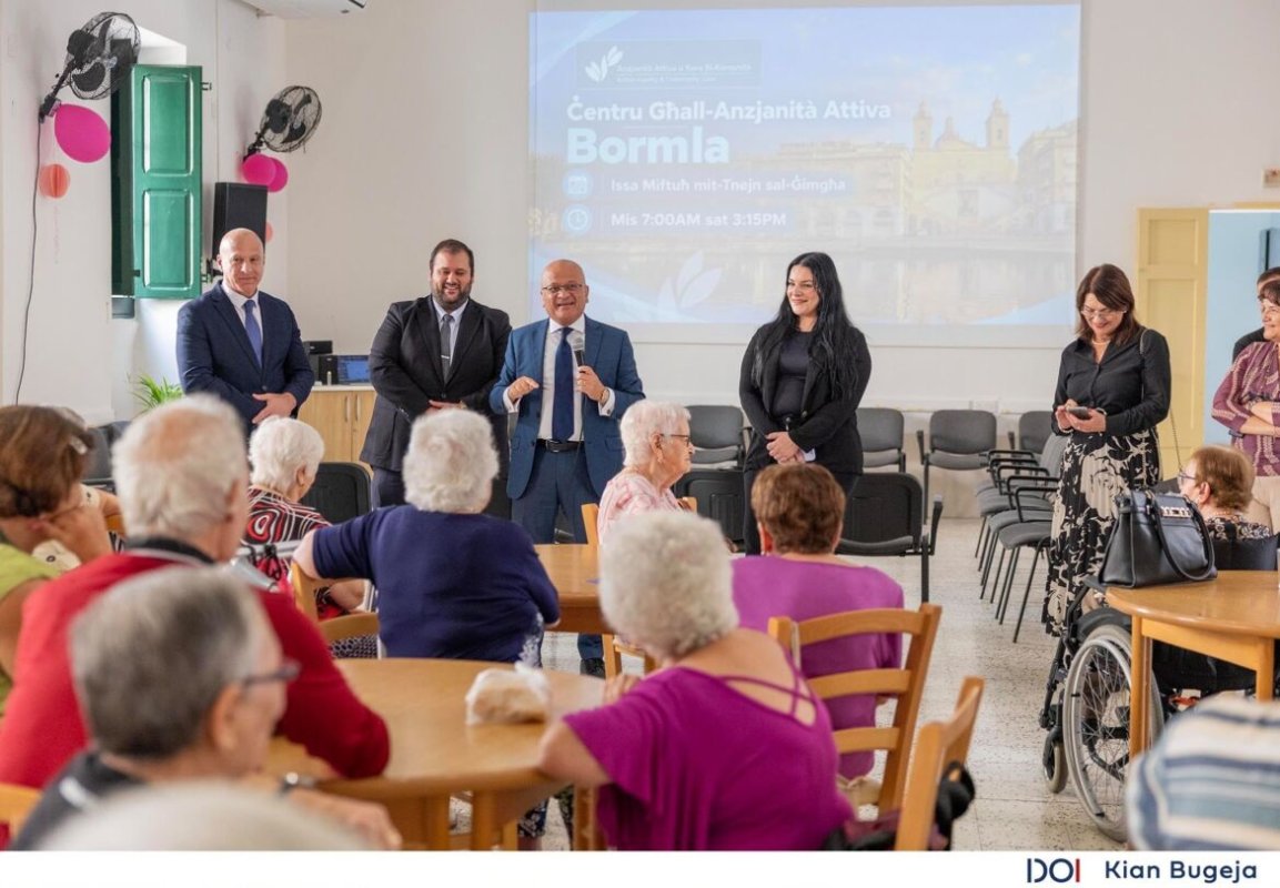 Cospicua'daki Aktif Yaşlanma Merkezi haftanın beş günü hizmet verecek