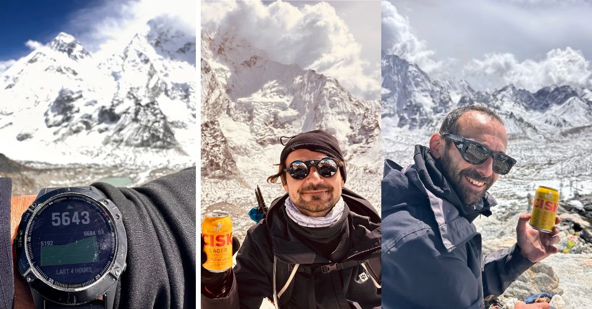 Nepal'de Everest Ana Kampı'nda Malta'lı maceracılar Cisk kutusu açtı