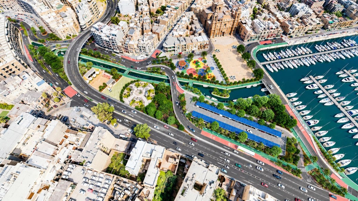 Msida Creek'e çıkan yeni rampa, Malta'nın en yoğun ofis güzergâhına açıldı