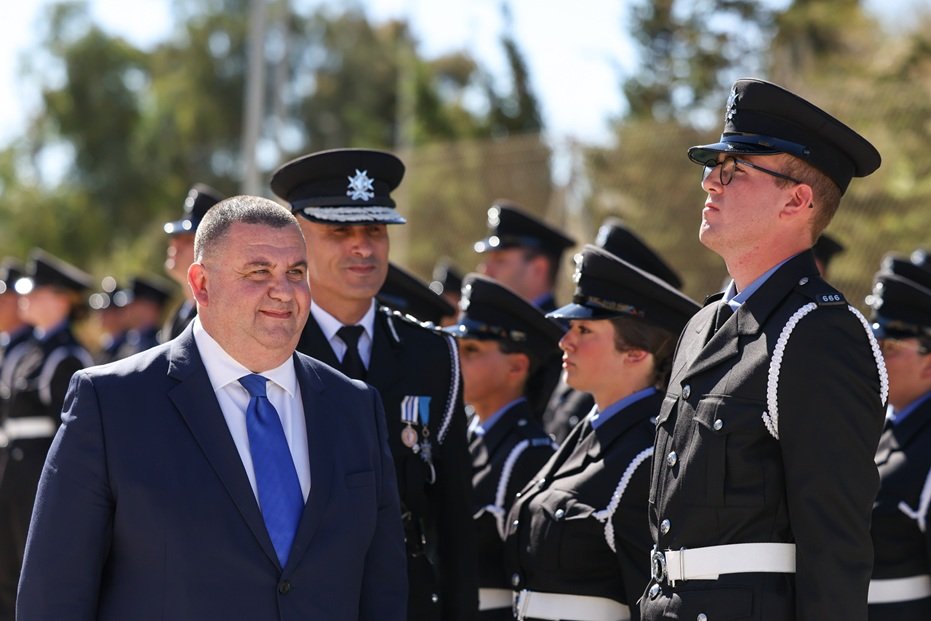 Malta Polis Gücü'ne 34 yeni memur katıldı: Eğitimini tamamlayanlar törenle göreve başladı