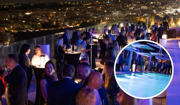Hard Rock Hotel Malta'nın Yunan restoranı Cyana çatıda kutlamayla açıldı