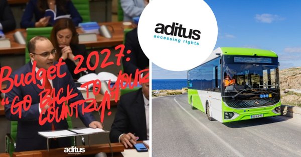 İnsan hakları örgütü Aditus Vakfı, 2027 bütçesindeki üçüncü ülke vatandaşlarına yönelik önlemlerin yasalığını sorguluyor
