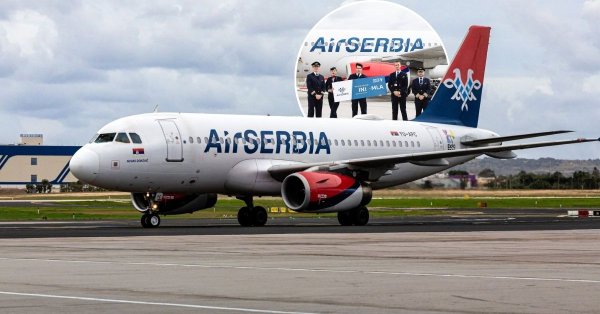 Malta'dan Sırbistan'a yeni doğrudan uçuş: Sırp havayolu Air Serbia Niş hattını açtı