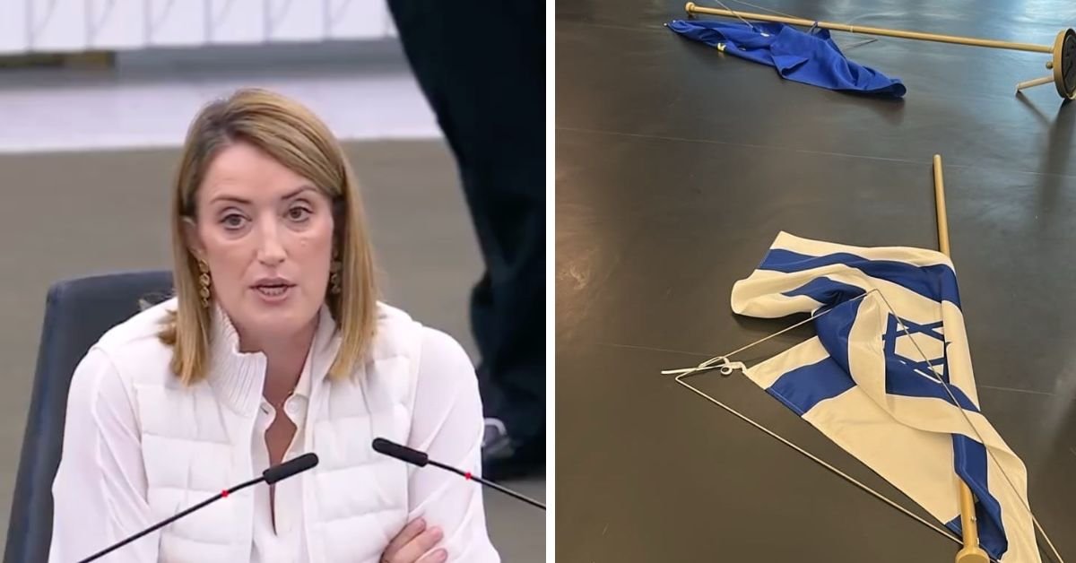 Avrupa Parlamentosu Başkanı Roberta Metsola, 7 Ekim anmasında İsrail bayrağını indiren AP milletvekili Rima Hassan'a sert tepki gösterdi