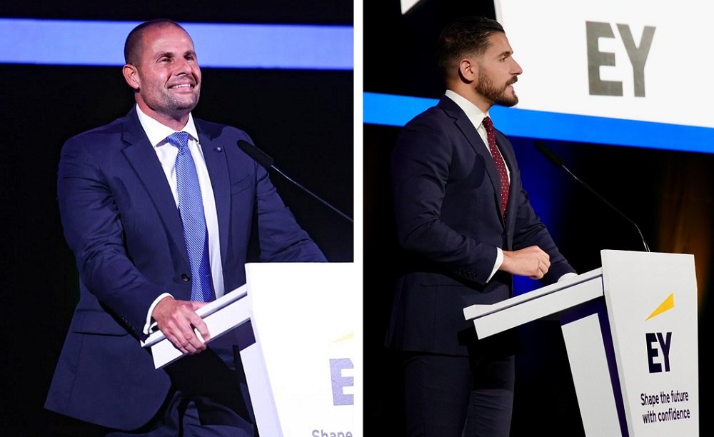 Başbakan Robert Abela ile Muhalefet Lideri Alex Borg, EY konferansında yatırımcı güvenini ve verimlilik sorununu tartıştı