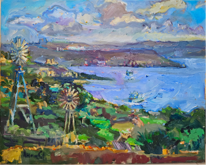 Norma Cili'den The Phoenicia'da toprak, deniz, durgunluk ve uçuş sergisi
