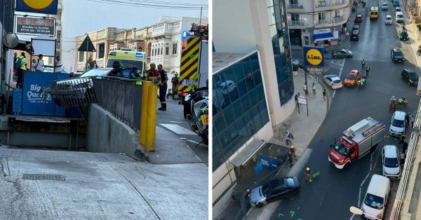 Santa Venera'da üç araçlık kaza: sürücü hastaneye kaldırıldı