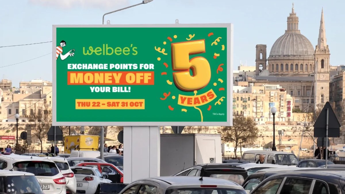 Malta'daki süpermarket zinciri Welbee's, 5. yılında alışverişte 60 euroya kadar indirim veriyor