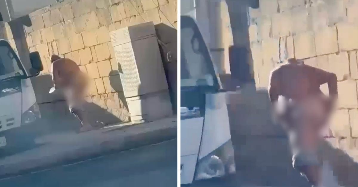 Malta'da birkaç gün içinde ikinci kez sokakta çıplak adam görüldü